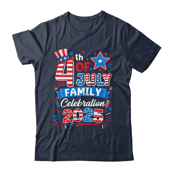 4th Of July Family Celebration 2025 Family Matching Group Shirt Tank Top Classic T Shirt Navy 600x.jpg