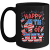 Happy 4th Of July US Flag American 4th Of July Independence Mug 15oz Mug Black front 600x.jpg