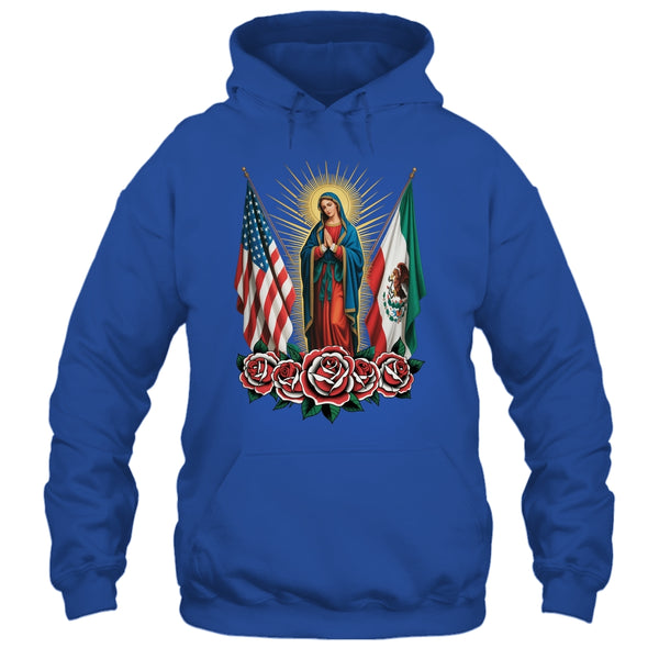 Virgen De Guadalupe Faith Mexican Mexico American USA Flag Shirt Hoodie Pullover Hoodie Royal 600x.jpg