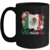 Mexicana Latina Mexico Flag Mexican Girl Mexico Women Mug 15oz Mug Black front 600x.jpg