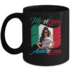 Half Mexican Half American USA Flag Mexico America Women Mug 11oz Mug Black front 600x.jpg