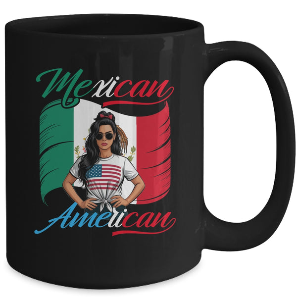 Half Mexican Half American USA Flag Mexico America Women Mug 15oz Mug Black back 600x.jpg