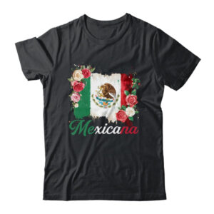 Mexicana Latina Mexico Flag Mexican Girl Mexico Women Shirt Hoodie Classic T Shirt Black 600x.jpg
