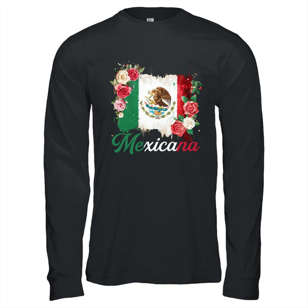 Mexicana Latina Mexico Flag Mexican Girl Mexico Women Shirt Hoodie Long Sleeve T Shirt Black 600x.jpg