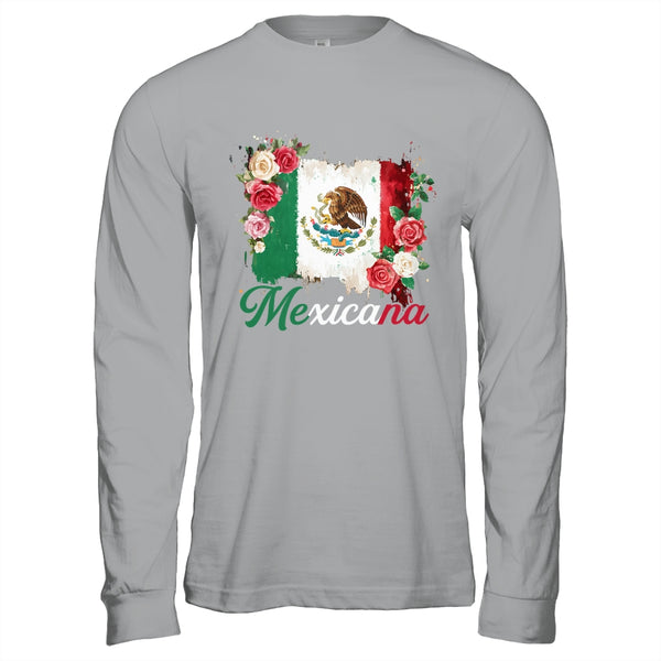 Mexicana Latina Mexico Flag Mexican Girl Mexico Women Shirt Hoodie Long Sleeve T Shirt Sport Grey 600x.jpg
