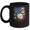 Patriotic Baseball 4th Of July Men Boys USA American Flag Mug 11oz Mug Black front 600x.jpg