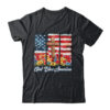 God Bless America Flag Cross Flowers Patriotic 4th Of July Shirt Hoodie Classic T Shirt Black 600x.jpg