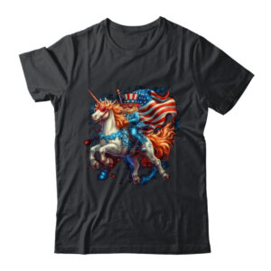 Cat Riding Unicorn USA Flag Patriotic 4th Of July Women Girl Shirt Tank Top Classic T Shirt Black 600x.jpg