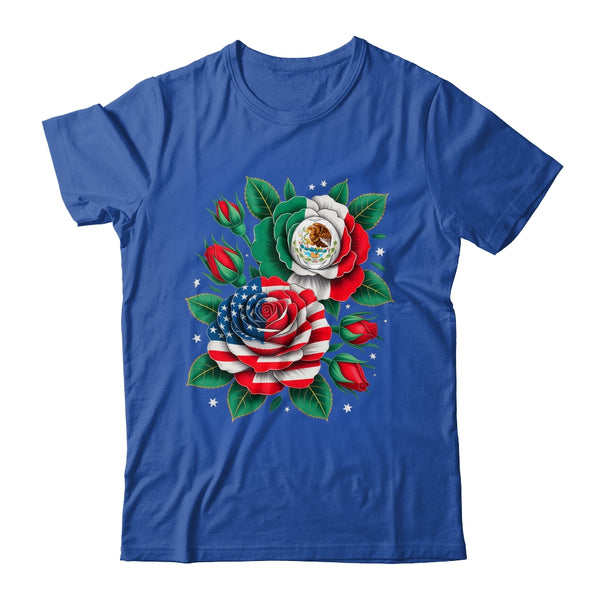 Mexico Mexican Flag USA American Flag Rose Flower Mexicana Shirt Tank Top Classic T Shirt Royal 600x 2.jpg