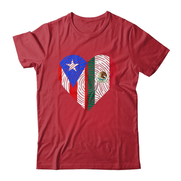 Mexico Flag Puerto Rico Flag Heart Puerto Rican Mexican Shirt Hoodie Classic T Shirt Red 600x.jpg
