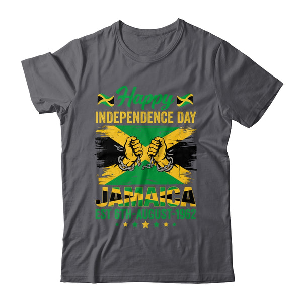 Happy Independence Day Jamaica 1962 Jamaican Men Women Shirt Tank Top Classic T Shirt Dark Heather 600x 1.jpg
