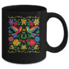 Floral Bird Otomi Mexican Style Mexicano Mexicana Mug 11oz Mug Black back 600x.jpg