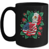 Mexico Mexican Flag USA American Flag Rose Flower Mexicana Mug 15oz Mug Black front 600x.jpg