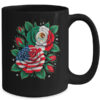 Mexico Mexican Flag USA American Flag Rose Flower Mexicana Mug 15oz Mug Black back 600x.jpg