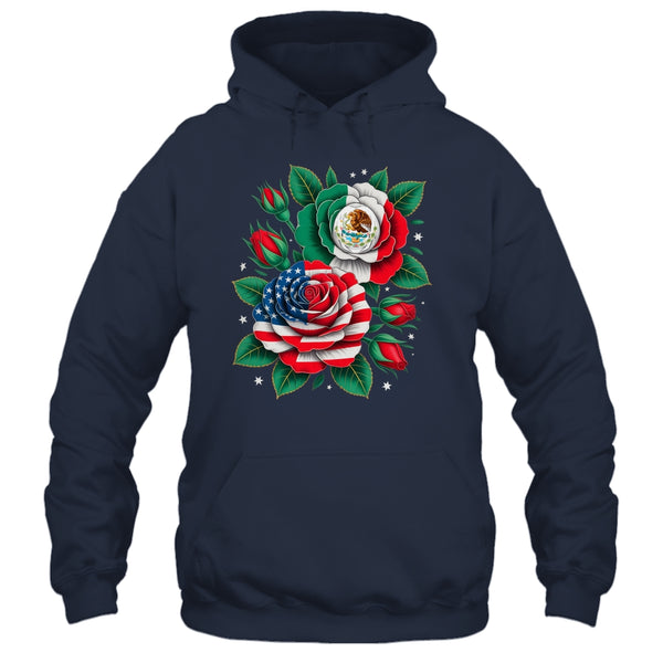 Mexico Mexican Flag USA American Flag Rose Flower Mexicana Shirt Tank Top Pullover Hoodie Navy 600x 3.jpg