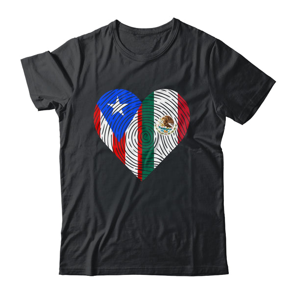 Mexico Flag Puerto Rico Flag Heart Puerto Rican Mexican Shirt Hoodie Classic T Shirt Black 600x 1.jpg