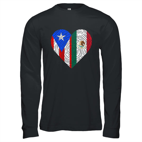 Mexico Flag Puerto Rico Flag Heart Puerto Rican Mexican Shirt Hoodie Long Sleeve T Shirt Black 600x 1.jpg
