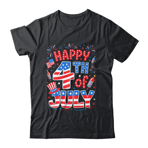 Happy 4th Of July US Flag American 4th Of July Independence Shirt Tank Top Classic T Shirt Black 600x 1.jpg