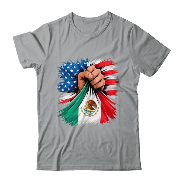 America Mexico Flag Vintage Mexican Roots American USA Shirt Hoodie Classic T Shirt Sport Grey 600x.jpg