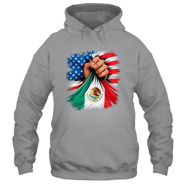 America Mexico Flag Vintage Mexican Roots American USA Shirt Hoodie Pullover Hoodie Sport Grey 600x.jpg