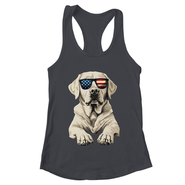 Patriotic Labrador Retriever Dog USA Flag 4th Of July Shirt Tank Top Women s Ideal Racerback Tank Black 600x.jpg
