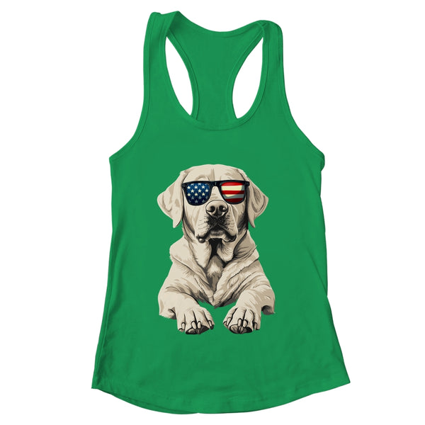 Patriotic Labrador Retriever Dog USA Flag 4th Of July Shirt Tank Top Women s Ideal Racerback Tank Kelly Green 600x.jpg