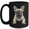 Patriotic French Bulldog Dog USA Flag 4th Of July Mug 15oz Mug Black front 600x.jpg