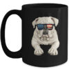 Patriotic Bulldog Dog USA Flag 4th Of July Mug 15oz Mug Black front 600x.jpg