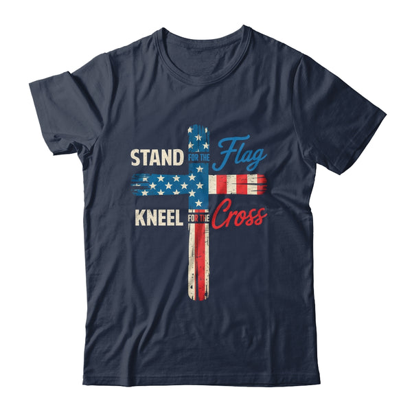 USA Flag Religious 4th Of July Christian Stand For The Flag Shirt Hoodie Classic T Shirt Navy 600x.jpg