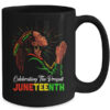 Juneteenth Celebrating The Present Black African Women Mug 15oz Mug Black back 600x.jpg