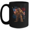 Bigfoot Fireworks 4th Of July Men Sasquatch American US Flag Mug 15oz Mug Black front 600x.jpg