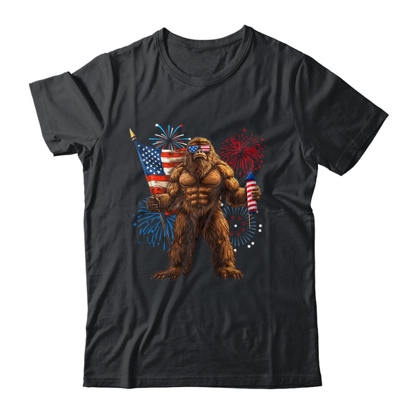 Bigfoot Fireworks 4th Of July Men Sasquatch American US Flag Shirt Tank Top Classic T Shirt Black 600x.jpg