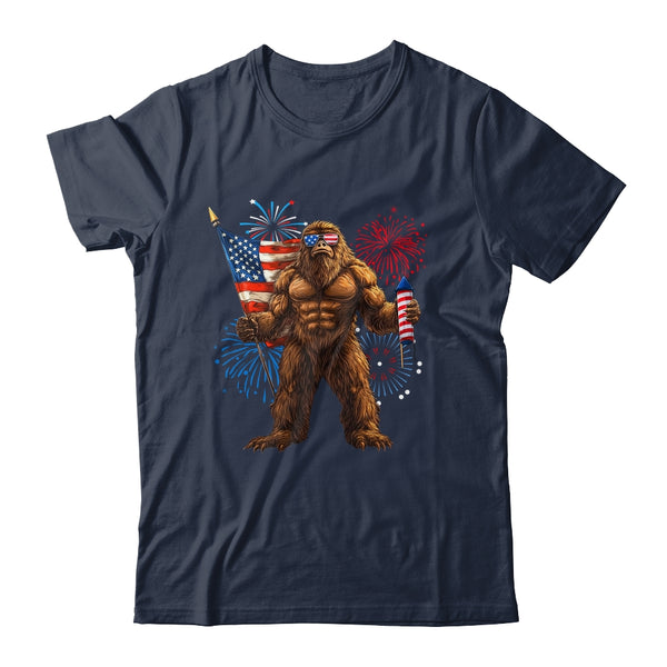 Bigfoot Fireworks 4th Of July Men Sasquatch American US Flag Shirt Tank Top Classic T Shirt Navy 600x.jpg
