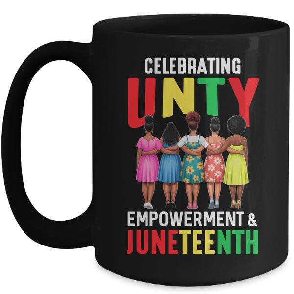 Juneteenth For Women Juneteenth 1865 Black History Month Mug 15oz Mug Black front 600x.jpg