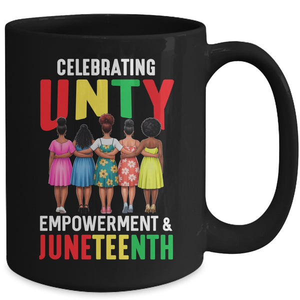 Juneteenth For Women Juneteenth 1865 Black History Month Mug 15oz Mug Black back 600x.jpg