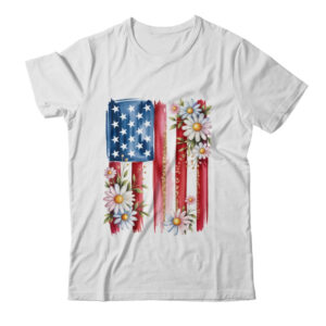 Flower Brushstroke America Flag 4th Of July Jesus Christian Shirt Tank Top Classic T Shirt White 600x.jpg