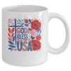 Retro Boho Floral God Bless The USA Christian 4th Of July Mug 11oz Mug White back 600x.jpg