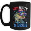 Patriotic Red White Bruh America Fish Fishing 4th Of July Mug 15oz Mug Black front 600x.jpg