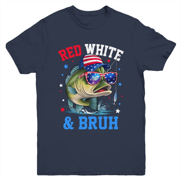 Patriotic Red White Bruh America Fish Fishing 4th Of July Shirt Tank Top Youth T Shirt Navy 600x.jpg