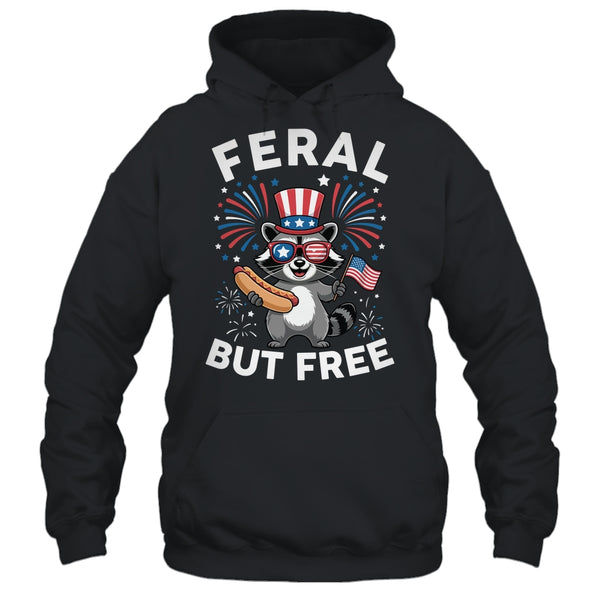 Feral But Free Patriotic Raccoon 4th Of July Raccoon Hotdog Shirt Tank Top Pullover Hoodie Black 600x.jpg