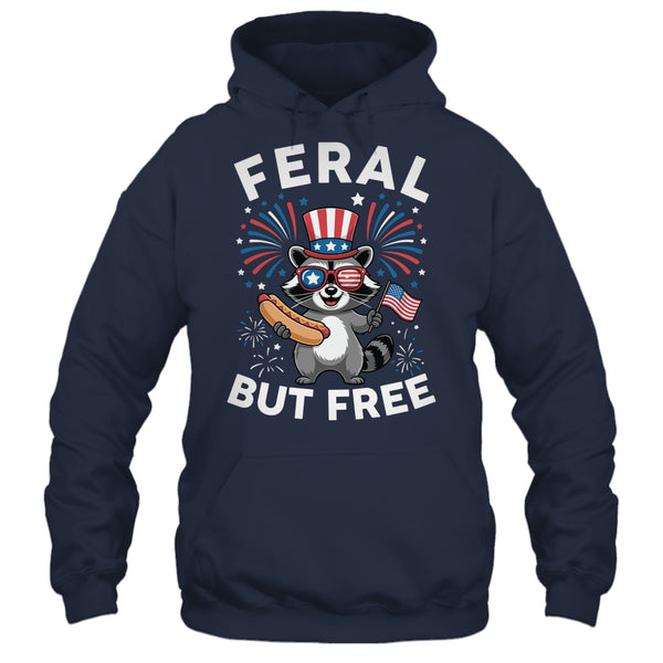 Feral But Free Patriotic Raccoon 4th Of July Raccoon Hotdog Shirt Tank Top Pullover Hoodie Navy 600x.jpg