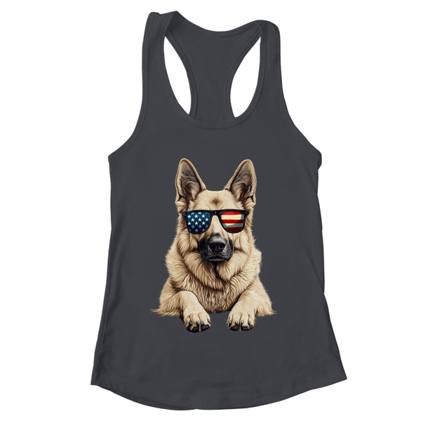 Patriotic German Shepherd Dog USA Flag 4th Of July Shirt Tank Top Women s Ideal Racerback Tank Black 600x 1.jpg