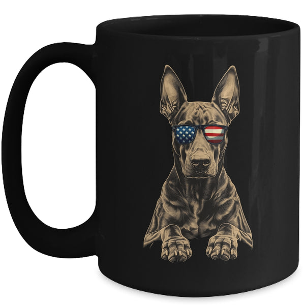 Patriotic Doberman Dog USA Flag 4th Of July Mug 15oz Mug Black front 600x.jpg