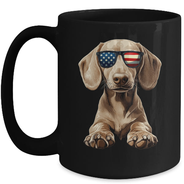 Patriotic Dachshund Dog USA Flag 4th Of July Mug 15oz Mug Black front 600x.jpg