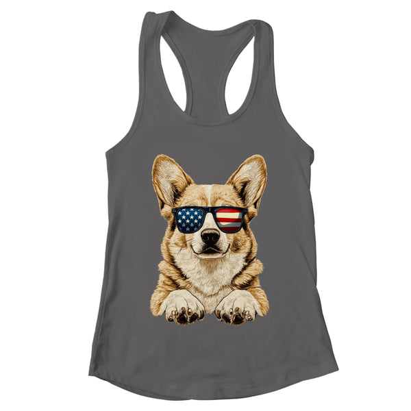 Patriotic Corgi Dog USA Flag 4th Of July Shirt Tank Top Women s Ideal Racerback Tank Dark Grey 600x.jpg