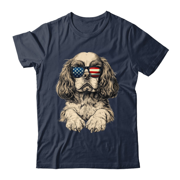 Patriotic Cavalier King Charles Spaniel Dog USA Flag 4th Of July Shirt Tank Top Classic T Shirt Navy 600x.jpg