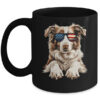 Patriotic Australian Shepherd Dog USA Flag 4th Of July Mug 11oz Mug Black front 600x.jpg
