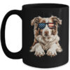 Patriotic Australian Shepherd Dog USA Flag 4th Of July Mug 15oz Mug Black front 600x.jpg