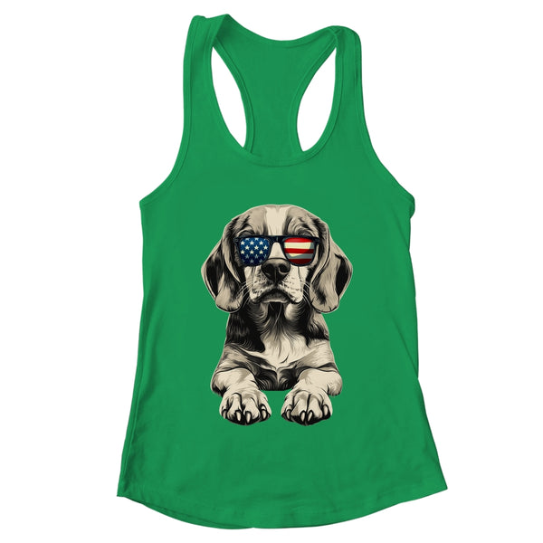 Patriotic Beagle Dog USA Flag 4th Of July Shirt Tank Top Women s Ideal Racerback Tank Kelly Green 600x.jpg