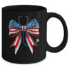 USA Flag Stethoscope Coquette Bow CNA RN Nurse 4th Of July Mug 11oz Mug Black back 600x.jpg
